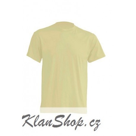 Lehké tričko bez potisku - Světle žluté