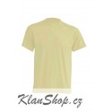 Lehké tričko bez potisku - Světle žluté