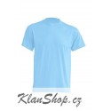 Lehké tričko bez potisku - Světle modré