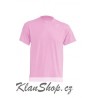 Lehké tričko bez potisku - Růžové