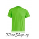 Lehké tričko bez potisku - Limetkové