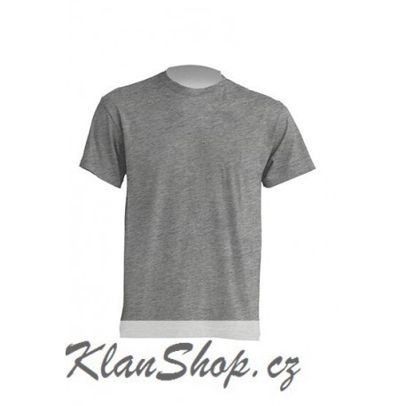 Lehké tričko bez potisku - Šedé