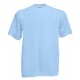 Tričko Fruit Of The Loom bez potisku - Světle modré