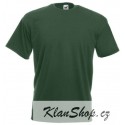 Tričko Fruit Of The Loom bez potisku - Tmavě zelené