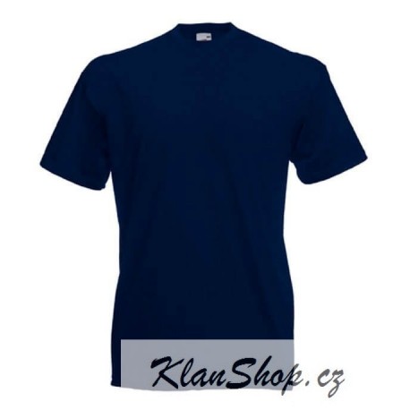 Tričko Fruit Of The Loom bez potisku - Tmavě modré
