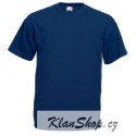 Tričko Fruit Of The Loom bez potisku - Tmavě modré