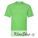 Tričko Fruit Of The Loom bez potisku - Limetkové