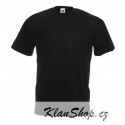 Tričko Fruit Of The Loom bez potisku - Černé