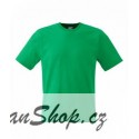 Lehčí tričko Fruit Of The Loom bez potisku - Zelené