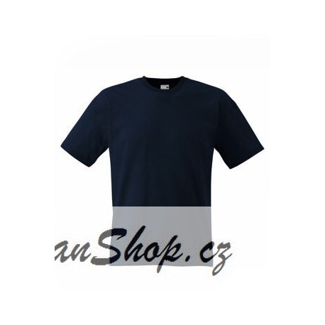 Lehčí tričko Fruit Of The Loom bez potisku - Tmavě modré