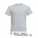Lehčí tričko Fruit Of The Loom bez potisku - Šedé