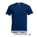 Lehčí tričko Fruit Of The Loom bez potisku - Tmavě modré