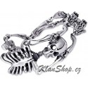Náramek z chirurgické oceli - Kostlivec
