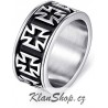 Prsten z chirurgické oceli - Kříže