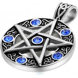 Ocelový přívěsek - Pentagram