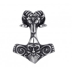 Ocelový přívěsek - Thorovo kladivo