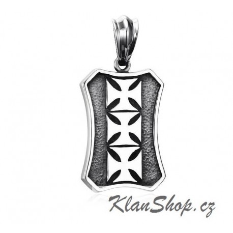 Ocelový přívěsek - Malé kříže