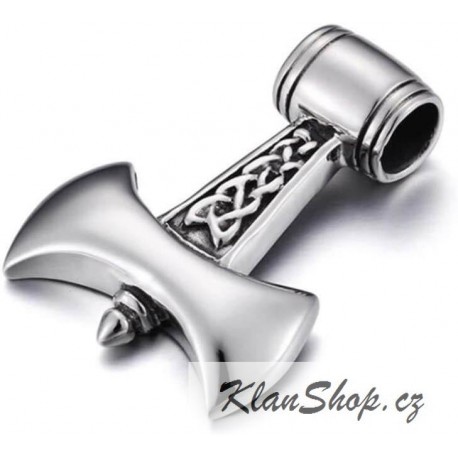 Ocelový přívěsek - Sekera