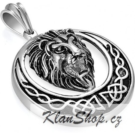 Ocelový přívěsek - Lev 