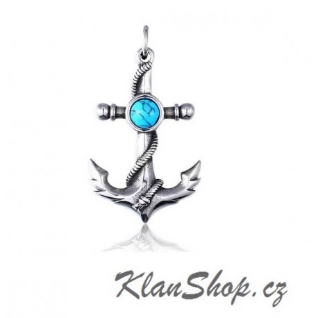 Ocelový přívěsek - Kotva 