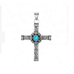 Ocelový přívěsek - Kříž 