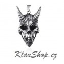 Ocelový přívěsek - Satanova lebka