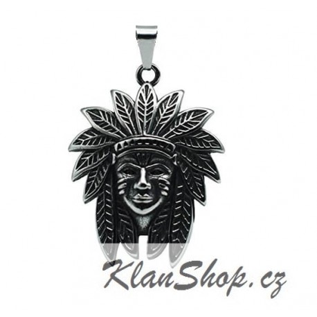 Ocelový přívěsek - Apač