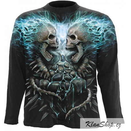 Pánské tričko s dlouhým rukávem Spiral Direct - Flaming Spine