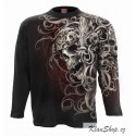 Pánské tričko s dlouhým rukávem Spiral Direct - Skull Shoulder