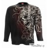 Pánské tričko s dlouhým rukávem Spiral Direct - Skull Shoulder