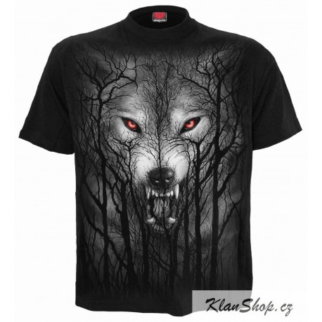 Pánské tričko Spiral Direct - Forest Wolf