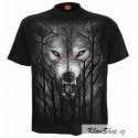 Pánské tričko Spiral Direct - Forest Wolf