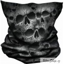 Šátek Spiral Direct - Twisted Skulls