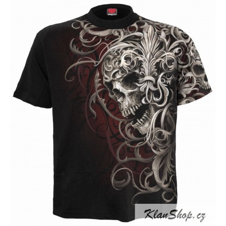 Pánské tričko Spiral Direct - Skull Shoulder