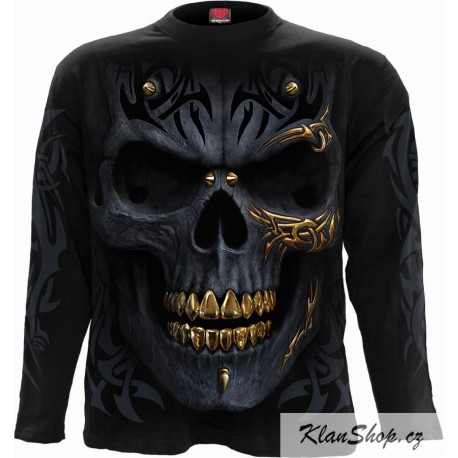 Pánské tričko s dlouhým rukávem Spiral Direct - Black Gold