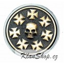 Přezka na opasek - Iron Cross Skulls