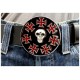 Přezka na opasek - Iron Cross Skulls