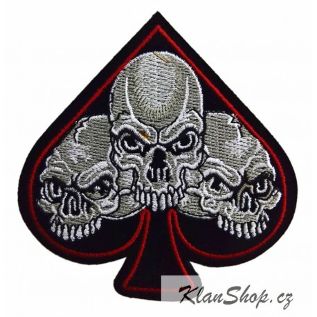 Nášivka - Spade Skulls