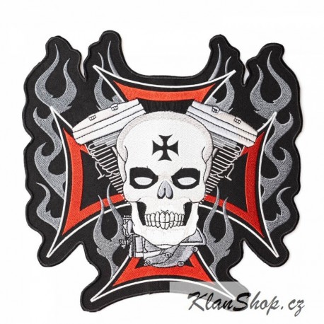 Nášivka - Iron Cross Skull