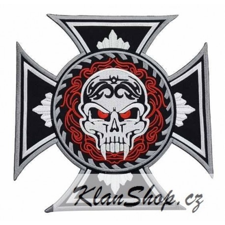 Nášivka - Iron Cross Skull