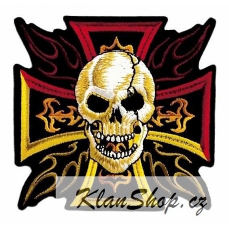 Nášivka - Iron Cross Skull