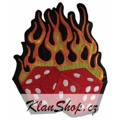 Nášivka - Burning Dices