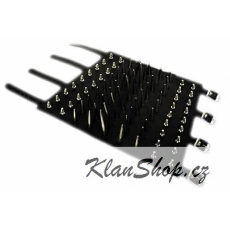 Kožený stahovák s hroty 