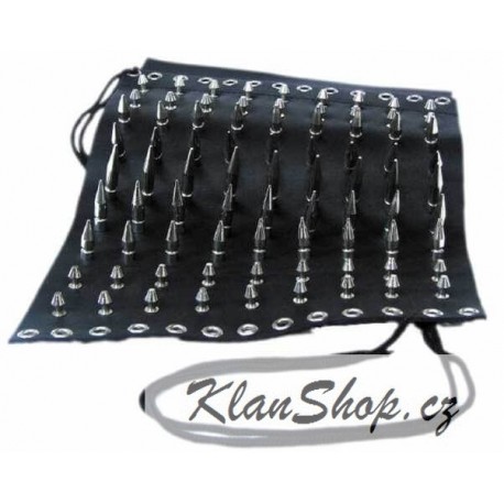 Kožený stahovák s hroty 