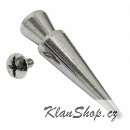 Ozdoba na kůži či textil - Hrot 42 mm