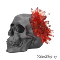 Dekorační Figurka - Garnet Crystal Skull