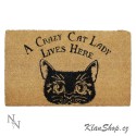 Rohožka - Crazy Cat Lady