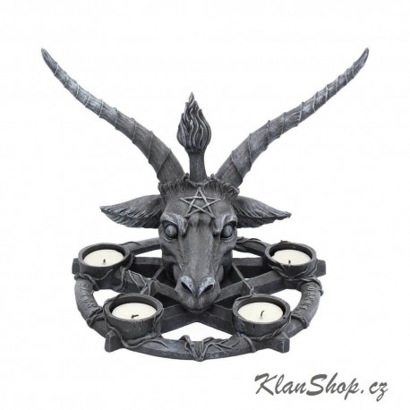 Dekorační Svícen - Baphomet