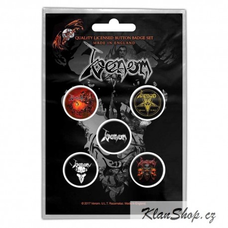 Set Placek Venom - Black Metal