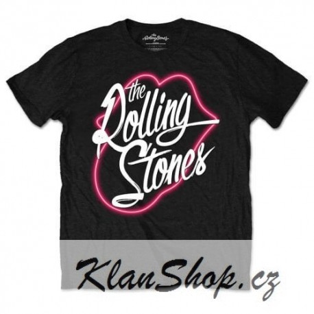 Pánské tričko The Rolling Stones - Neon Lips
